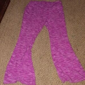 No Boundaries Pink Flared Leggings